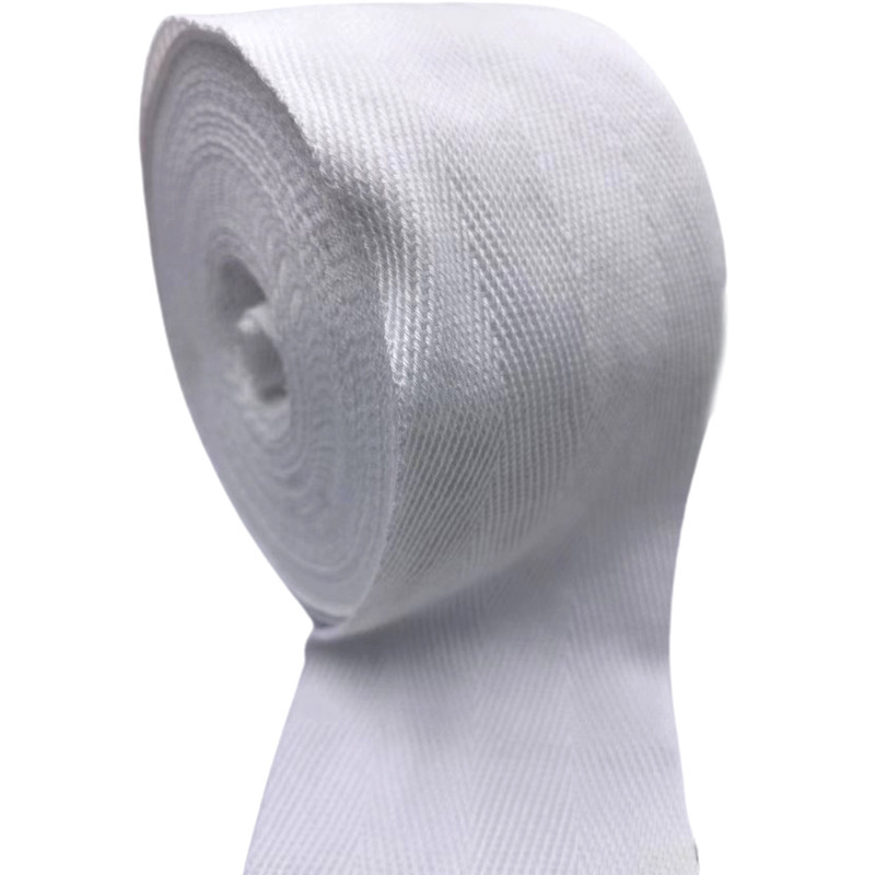 Διάταξη μεγέθους Custom Herringbone Webbing Straps Woven Polyester Belt για την κατασκευή ενδυμάτων