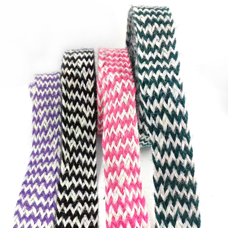 4cm Wide Jute Braid σε απλό σχεδιασμό για ανθεκτική πλέξιμο ζώνη και συσκευασία