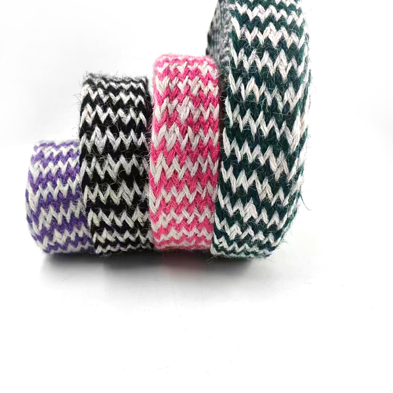 4cm Wide Jute Braid σε απλό σχεδιασμό για ανθεκτική πλέξιμο ζώνη και συσκευασία