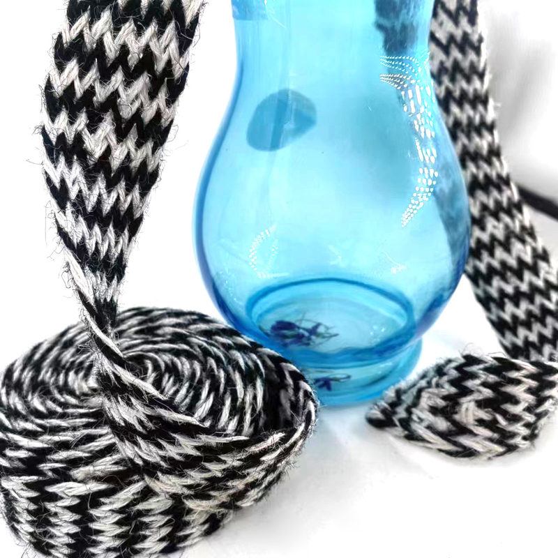 4cm Wide Jute Braid σε απλό σχεδιασμό για ανθεκτική πλέξιμο ζώνη και συσκευασία