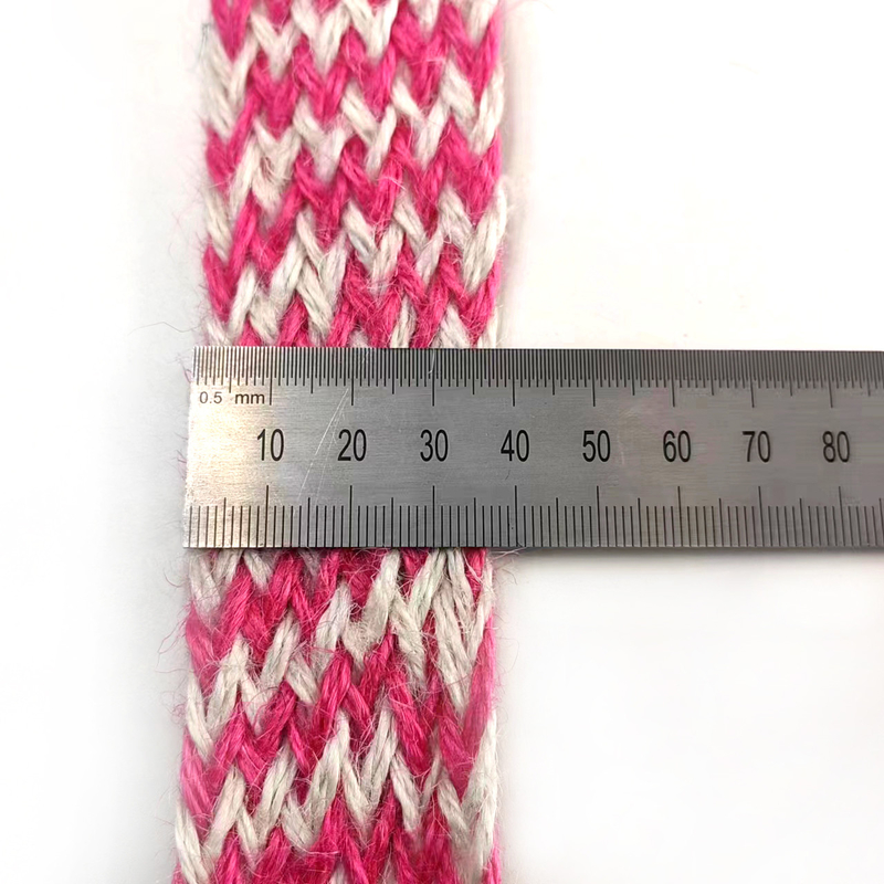 4cm Wide Jute Braid σε απλό σχεδιασμό για ανθεκτική πλέξιμο ζώνη και συσκευασία