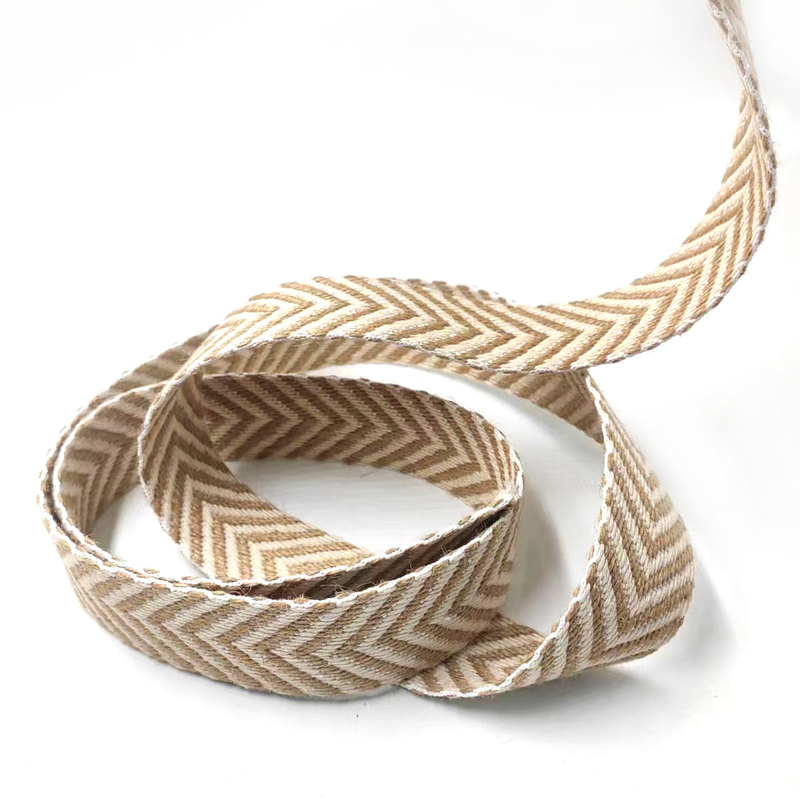 4cm Woven Belt Herringbone Grain jute webbing for Vintage Style Summer Hat Accessories (Παρασκευαστικά για καλοκαιρινά καπέλα)