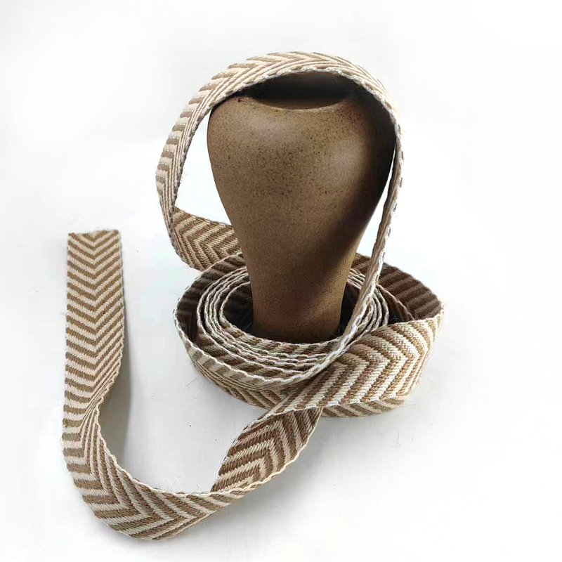 4cm Woven Belt Herringbone Grain jute webbing for Vintage Style Summer Hat Accessories (Παρασκευαστικά για καλοκαιρινά καπέλα)