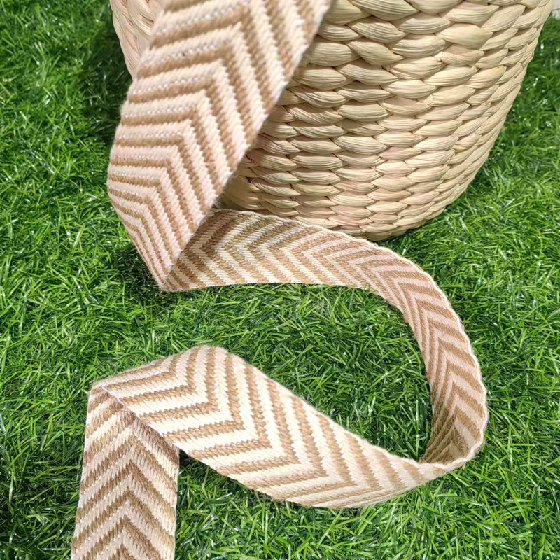 4cm Woven Belt Herringbone Grain jute webbing for Vintage Style Summer Hat Accessories (Παρασκευαστικά για καλοκαιρινά καπέλα)