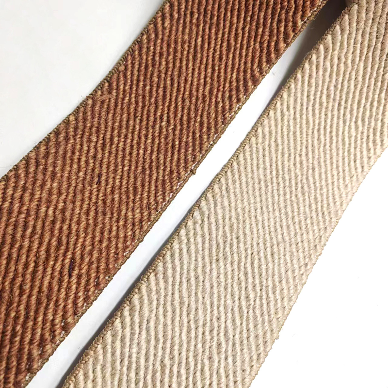 50% Γιούτα 40% Λατέξ 10% Πολυεστέρα Twill Ελαστικό Διάδεσμο για Βιώσιμο Υλικό Παπουτσιών