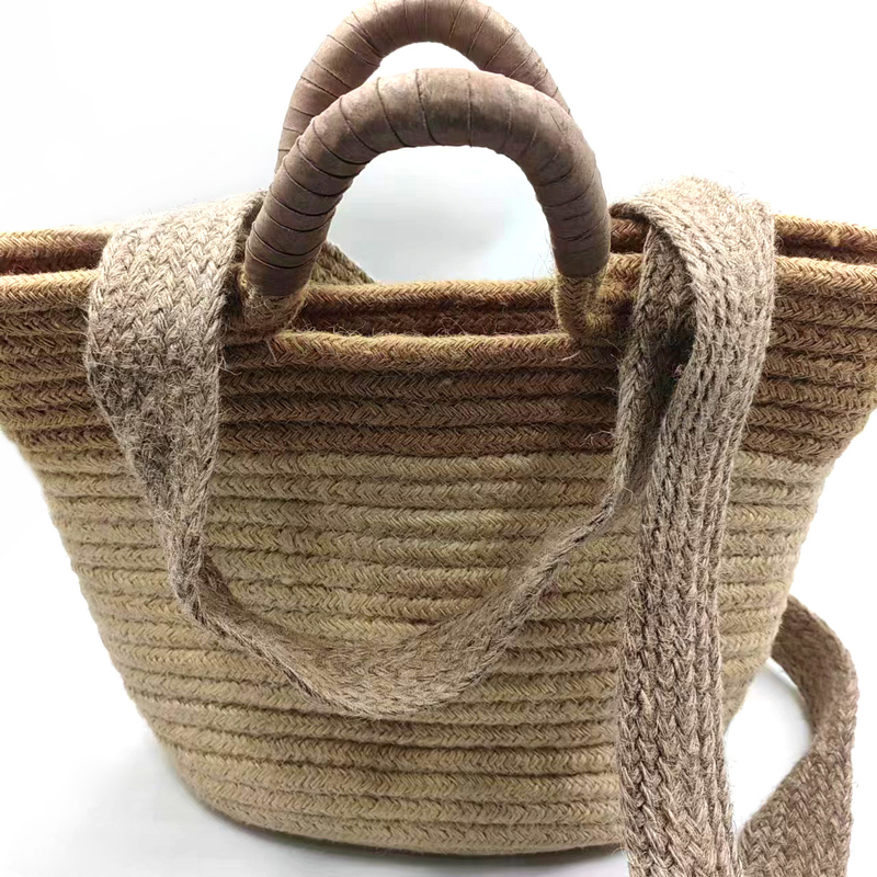Διατηρήσιμη 4cm Wide Hemp Braided Belt Jute Belts για Diy χειροποίητη διακόσμηση συσκευασίας δώρων