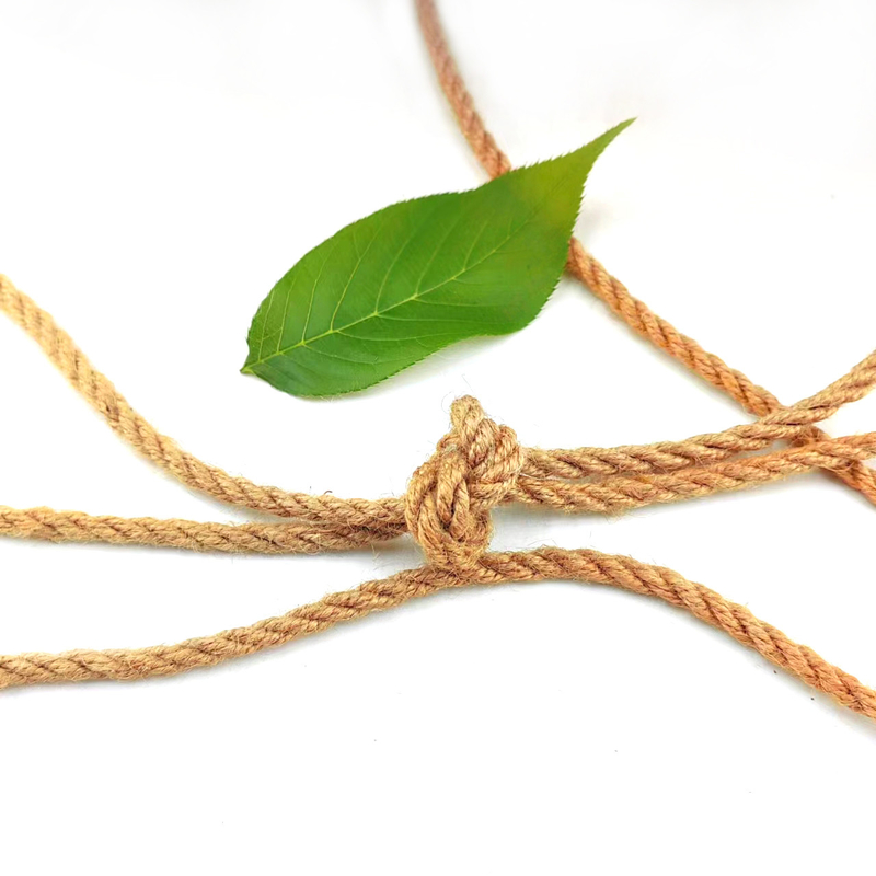 4mm Διαμέτρου Φυσικό Jute Hemp σκοινί για DIY διακόσμηση χειροτεχνία και συσκευασία δώρων