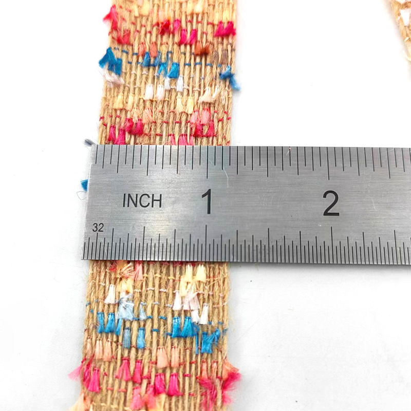 Βιώσιμη 3cm ξύλινη υφασμένη μεταξωτή ζώνη Περιβαλλοντικά φιλική επιλογή για διακόσμηση δώρων Χριστουγέννων