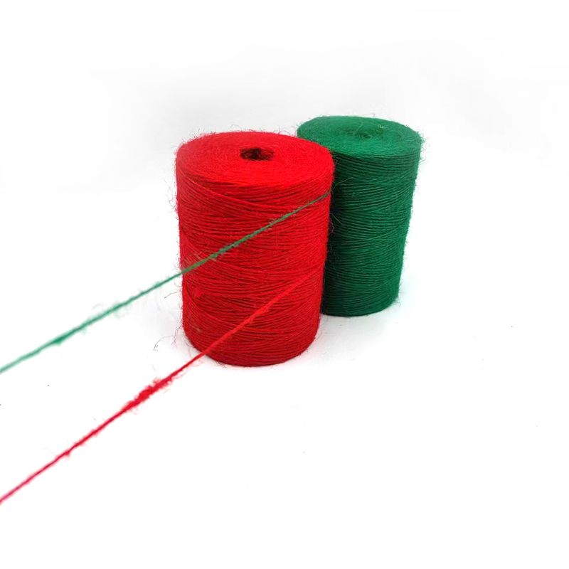 1mm χρωματιστό Jute Twine Roll ανθεκτικό Jute String Rope για συσκευασία δώρων κάρτας