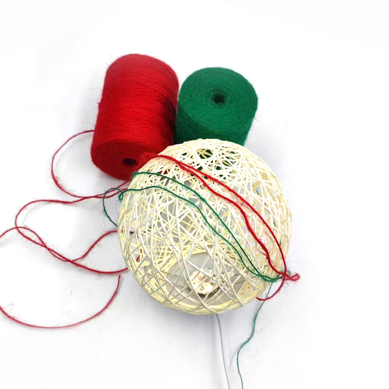 1mm χρωματιστό Jute Twine Roll ανθεκτικό Jute String Rope για συσκευασία δώρων κάρτας