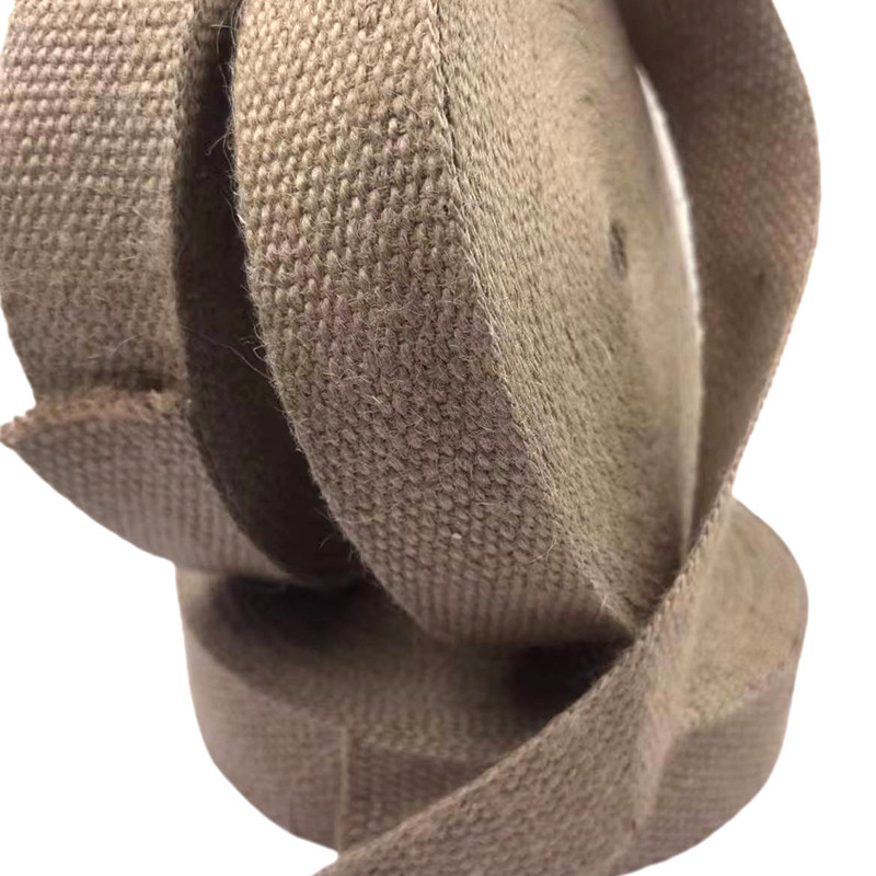 4 cm Custom Size 1,5 mm Thick Pure Jute Webbing για την κατασκευή ενδυμάτων
