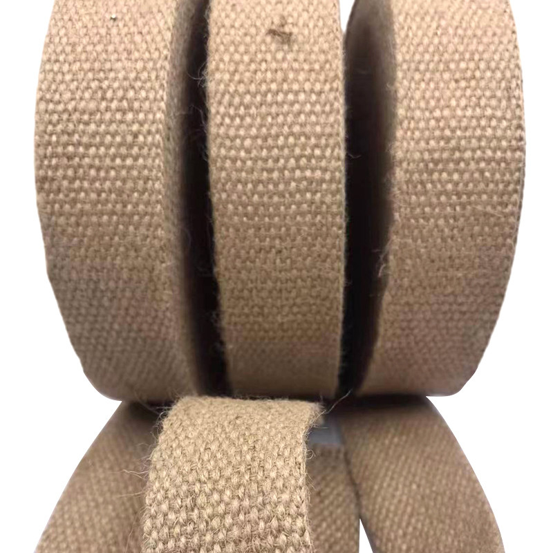 4 cm Custom Size 1,5 mm Thick Pure Jute Webbing για την κατασκευή ενδυμάτων