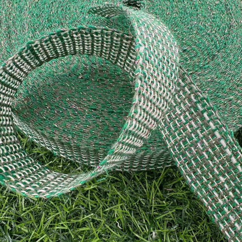 4 cm Jute Ribbon Pure Natural Jute Color για περιβαλλοντικά φιλικές συσκευασίες δώρων