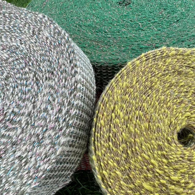 100% Χειροποίητο Jute Εικονολογικά φιλικό DIY Jute Ribbon για δώρο γενεθλίων σε καθαρό φυσικό χρώμα