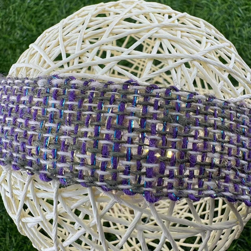100% Χειροποίητο Jute Εικονολογικά φιλικό DIY Jute Ribbon για δώρο γενεθλίων σε καθαρό φυσικό χρώμα